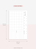 M125 | Horizontal Monthly Planner, MO1P