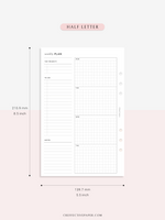 W128 | Weekly Planner, WO2P