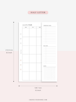 M124 | Folding Monthly Planner