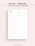 D123 | Daily Planner, DO1P