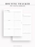 T129 | Monthly Routine Tracker