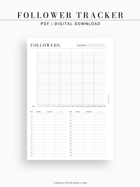 N131-1 | Follower & Subscriber Tracker for Social Media