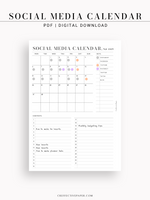 N131-4 | Social Media Calendar