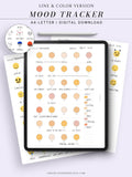 T116 | Monthly Emoji or Color Mood Tracker
