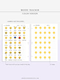 T116 | Monthly Emoji or Color Mood Tracker