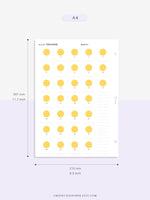 T116 | Monthly Emoji or Color Mood Tracker