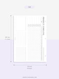 M115 | Monthly Project Timeline Template, Business Planner