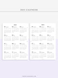 Y104_2023 | 2023 Calendar Planner Inserts Printable