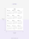 Y104_2023 | 2023 Calendar Planner Inserts Printable