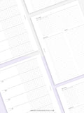 W110 | Week on 2 Pages, Weekly Planner & Tracker & Checklist