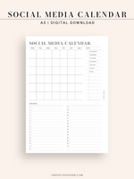 N131-4 | Social Media Calendar