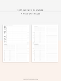 W117_2023 | 2023 Dated Weekly Planner, 24-hour Time Scheduler, WO4P