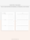 T129 | Monthly Routine Tracker