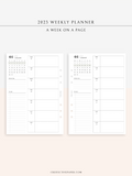 W108_01GX_WO1P_2023 | 2023 Dated Weekly Planner Inserts Printable Template