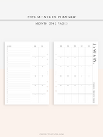 M114_2023 | 2023 Monthly Planner Printable Template (MO2P)