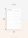 T128 | Monthly Goal & Habit Tracker, MO2P