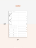 W117_2023 | 2023 Dated Weekly Planner, 24-hour Time Scheduler, WO4P