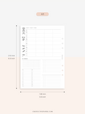 W117_2023 | 2023 Dated Weekly Planner, 24-hour Time Scheduler, WO4P