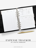 T126 | Expense Tracker in Budget, Spending Log Template