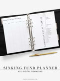 T124 | Sinking Fund Categories, Lists, Tracker Template