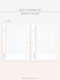 T101 | Goal Setting Planner Bundle Template for Business and Personal