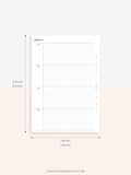 W104 | Week on 2 Pages, Weekly Planner Printable Inserts Template