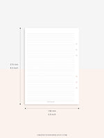 N101-3 | Printable Line Dot Grid Notes Template