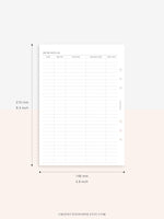 N113 | Personal Information & Medical Log Template