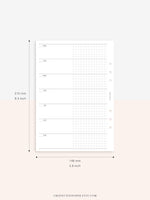 W110 | Week on 2 Pages, Weekly Planner & Tracker & Checklist