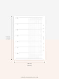 W110 | Week on 2 Pages, Weekly Planner & Tracker & Checklist
