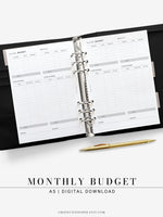 T106 | Monthly Budget Financial Planner