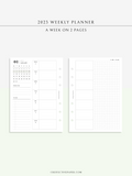 W108_01GX_WO2P_2023 | 2023 Dated Weekly Planner Inserts Printable Template