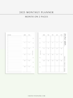M114_2023 | 2023 Monthly Planner Printable Template (MO2P)