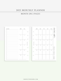 M114_2023 | 2023 Monthly Planner Printable Template (MO2P)