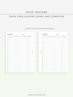 T132 | Monthly Sleep Tracker