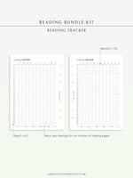 B102 | Book Review & Reading Journal Bundle Printable