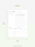 T120 | Monthly+Weekly+Daily Cleaning Tracker, Home Management