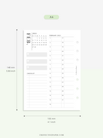 M113_V_2023 | 2023 Monthly Planner Printable (MO1P_Vertical)