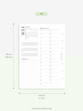 M113_V_2023 | 2023 Monthly Planner Printable (MO1P_Vertical)