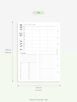 W117_2023 | 2023 Dated Weekly Planner, 24-hour Time Scheduler, WO4P