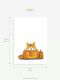 DA115 | Halloween Corgi Dashboard Template, Set of 4