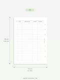 T126 | Expense Tracker in Budget, Spending Log Template