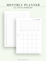 M121 | Monthly Planner, MO2P