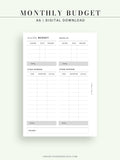 T106 | Monthly Budget Financial Planner