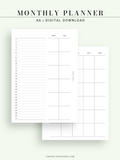 M120 | Basic Monthly Planner, MO2P