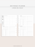 W117_2023 | 2023 Dated Weekly Planner, 24-hour Time Scheduler, WO4P