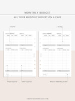 T106 | Monthly Budget Financial Planner