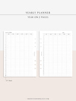 Y101 | 31 Days Yearly Planner Printable