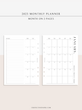 M114_2023 | 2023 Monthly Planner Printable Template (MO2P)
