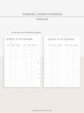 T124 | Sinking Fund Categories, Lists, Tracker Template